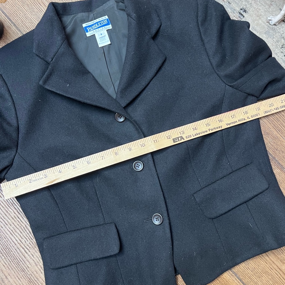 Pendleton Vintage Wool Blazer Jacket - 8 Petite - image 6